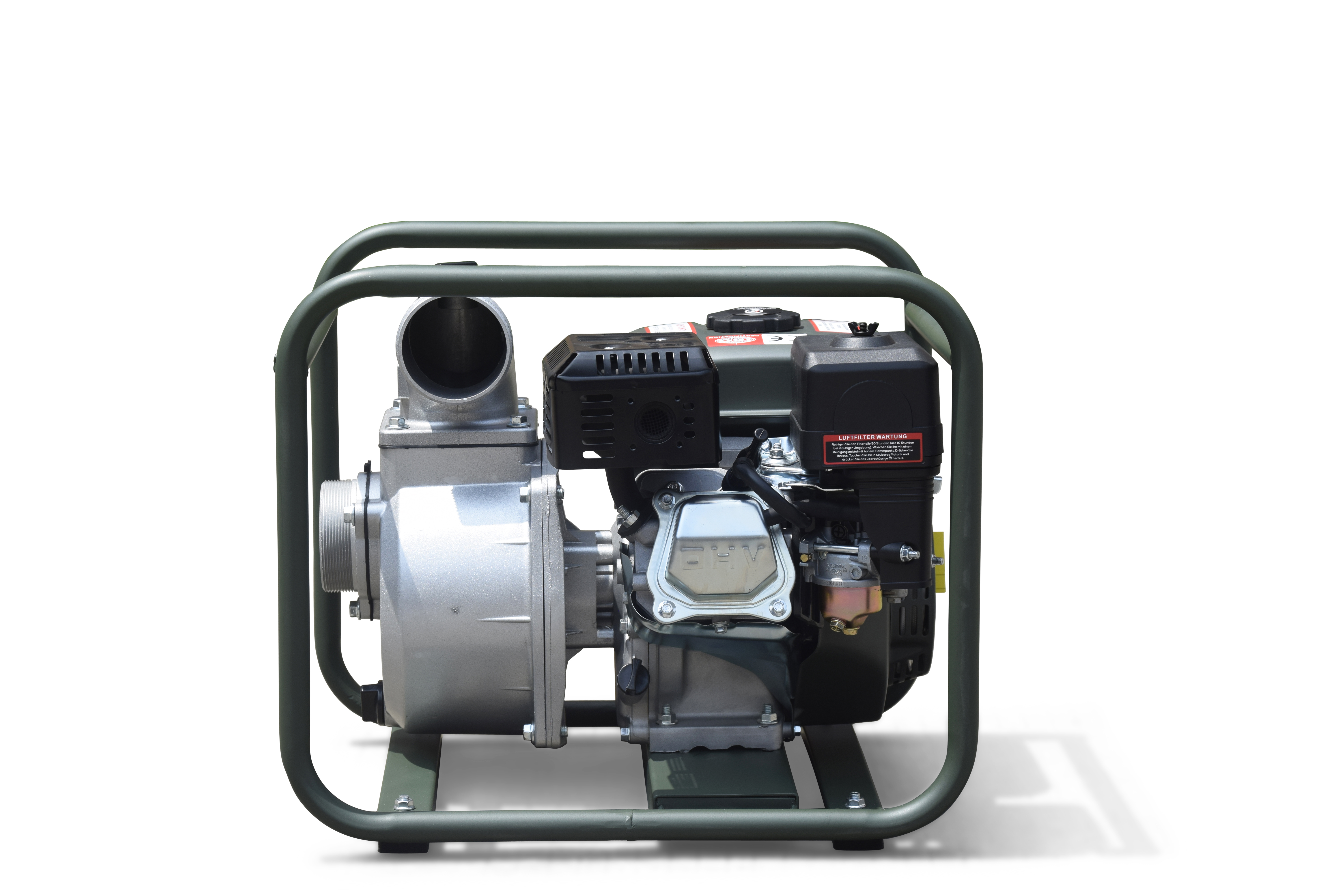 3 Zoll Benzin Wasserpumpe | 6,5 PS Kreiselpumpe | Motor Gartenpumpe 60.000 L/h