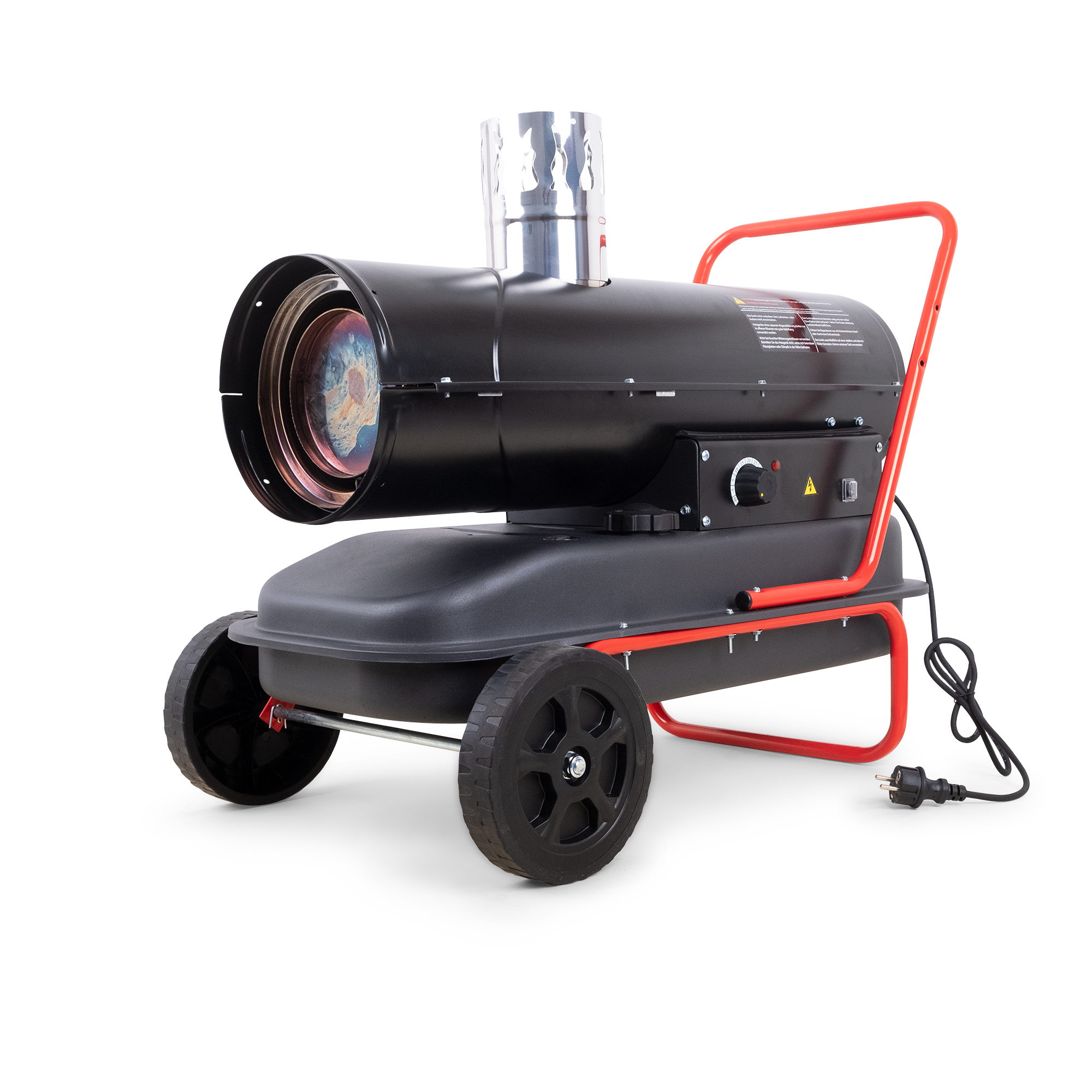 Diesel Heizer Warmluftgenerator mit Kamin